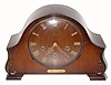 C.1953 (dated), English, SMITHÕS Westminster chime mantel clock in a walnut case, 8-day. 