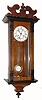 C.1890, German, ÓR-AÒ Spring Regulator, 8-day time and strike, in a walnut case with ebonized trim. 