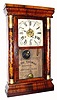 C.1870, Seth Thomas, ÓSHELL COLUMNÒ, 30-hour, 2-weight, time and strike. 