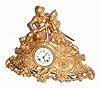 C.1875, French, Large Figural Clock, Patinated spelter, depicting warriors ÓResting After BattleÒ, with /associated/ 8-day time and strike movement, that has matched pendulum number. 