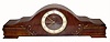 C.1950, German, Kienzle, 2-tune, 9-rod chime clock. 