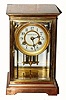 C.1910 Waterbury Clock Co., ÒBrestÓ, 8-day time/strike crystal regulator.