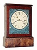 C.1850 Chauncey Jerome, New Haven, Conn., 30-hour cottage timepiece. 