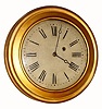 C.1855, Brewster and Ingrahams, 8-day gallery timepiece. 
