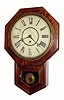 C.1891 Waterbury Clock Co., ÓDrop Octagon, 12 InchÒ, 8-day wall timepiece. 