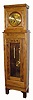 C.1920, German 2-Weight movement, now in a modern oak tall case.