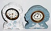 Lot of 2: Westclox ÓLady BlueÒ, Wedgewood 30 hour porcelain novelty; 