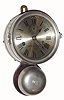 C.1910 Seth Thomas Clock Co., 30-hour lever movement time/strike ShipÕs bell clock (outside bell).