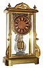 C.1883 Ansonia Clock Co., ÒSymbol No. 1Ó, 8-day time/strike crystal regulator. 