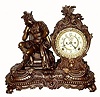 C.1904, Ansonia Clock Co., ÒHermesÓ 8-day time/strike figural mantel clock. 