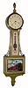 C.1932, Waltham Watch Co., 8-day lever movement banjo or timepiece. 