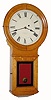 C.1900, E. Howard and Co., ÓRegulator No. 70Ò round drop office clock in oak. 