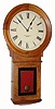 C.1900, E. Howard and Co., ÓRegulator No. 70Ò, walnut wall timepiece.