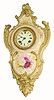 C.1906, Ansonia Clock Co., ÒPorcelain Hanging No. 3Ó, 8-day time and bell strike, balance movement. 