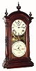 C.1880, Southern Calendar Clock Co, St. Louis, MO, ÒFashion No. 4Ó, in walnut, 8-day time, strike and perpetual calendar. 