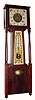 C.1835, Vermont or Maine, Mini Tall case clock, timepiece, weight driven. 