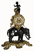 C.1860, French, LeRoy, Ó( and CieÒ) Figural Clock Óa lÕElephantÒ in the style of Louis XVI, bronze and ormolu. 