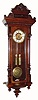 C.1890, German, Gustav Becker, 2-Wt ÓVienna RegulatorÒ in a walnut alt Deutsch style case. 