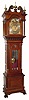 C.1895, Walter H. Durfee, RI, for ÓTiffany and Co., New YorkÒ, pattern 42, 9-tube quarter chime tall clock, with barley twist columns on hood, trunk and base. 
