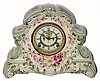 C.1905 Ansonia Clock Co., ÓPeconicÒ, 8-day time/strike porcelain mantel clock. 