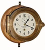 C.1930 Mercer, St. Albans, England, 8-day engine room timepiece, with hinged bezel and compression seal.