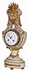 C.1900, French, Samuel Marti, ÒLyre ClockÓ with swinging brilliants. 