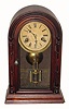 C.1875, Atkins Clock Co., ÒCENTENNIAL No. 3Ó, round gothic shelf clock. 