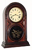 C.1875, Atkins Clock Co., Bristol, Conn, ÒVictor, Round TopÓ, rosewood, 8-day time and strike shelf clock. 