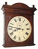 C.1896, Seth Thomas ÓLobby, 18 InchÒ, less bottom, in oak, 15 day pendulum movement. 