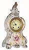 C.1895, Ansonia Clock Co., Royal Bonn, ÒLa CapelleÓ, 8-day time and strike porcelain mantel clock. 