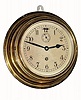 C.1925 French, 8-day gallery or engine room timepiece. 