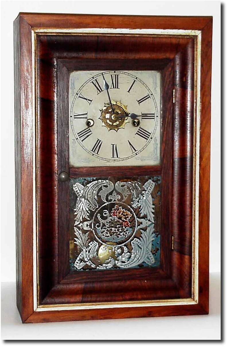 C.1881, Waterbury "Courier - Spring" in rose-wood and in very good condition. — Antique Clocks Price Guide