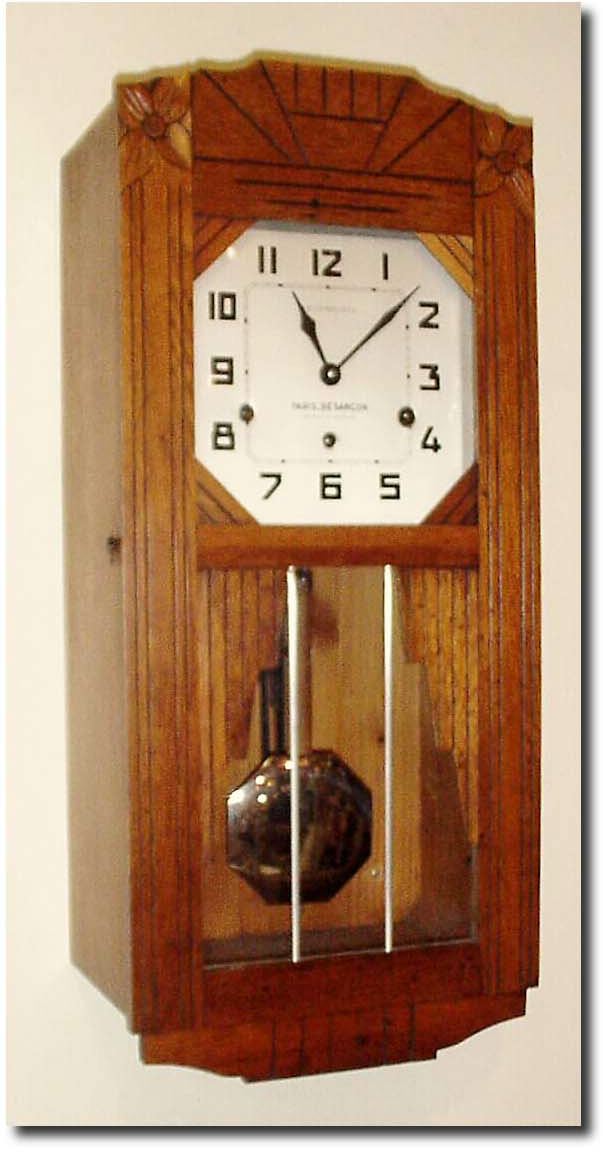 C.1925, German for the French Market, oak cased Westminster box clock. — Antique Clocks Price Guide