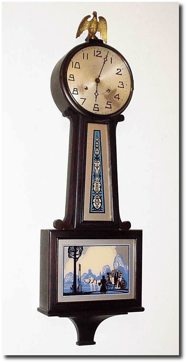 C.1925, New Haven "WARING' Banjo in good original condition, with label. — Antique Clocks Price Guide