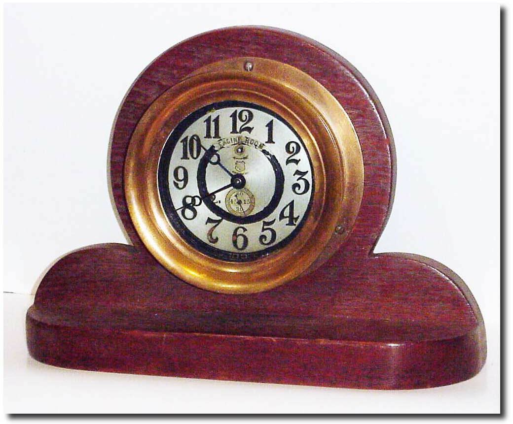 C.1910, Chelsea Clock for Ashcroft Co., New York, engine room clock with 6' dial. — Antique Clocks Price Guide