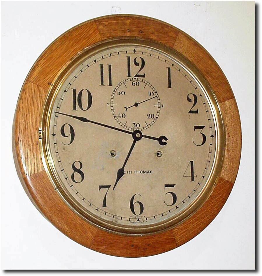 C.1922, Seth Thomas, "Office No. 14', Thirty Day timepiece, as-found. — Antique Clocks Price Guide