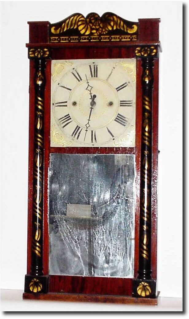 C.1838, Austin Chittenden, Lexington, Mass, with 30 hour groaner movement. — Antique Clocks Price Guide