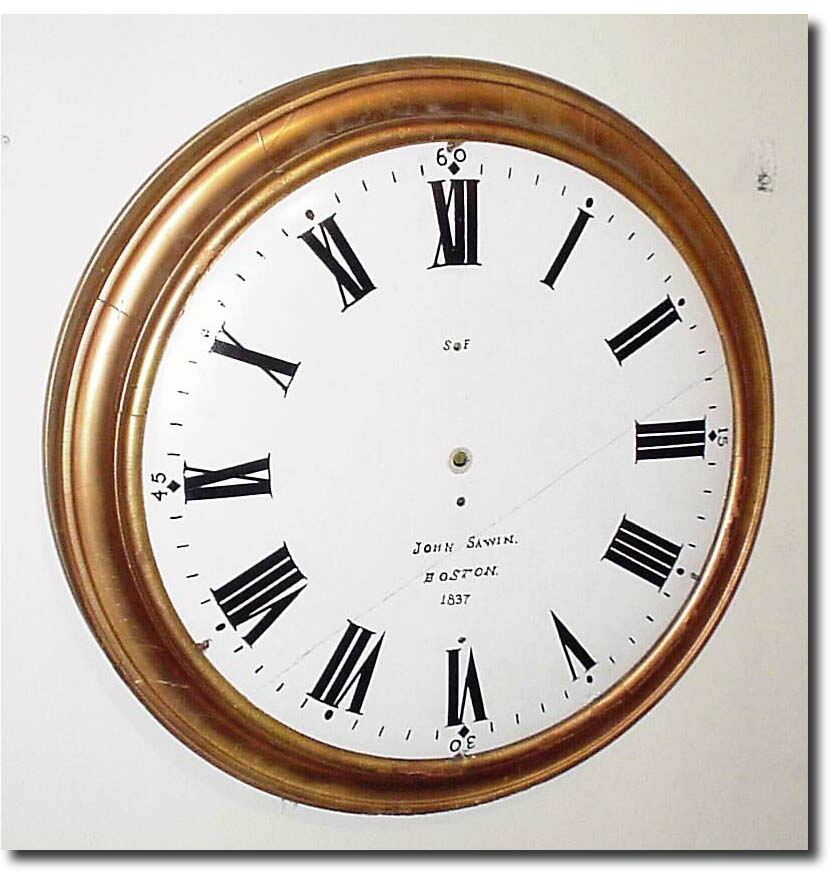C.1840, Case only, Boston Area, Gallery timepiece. — Antique Clocks Price Guide