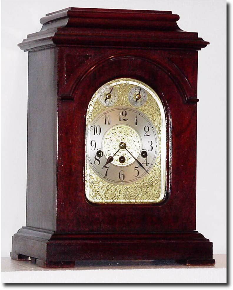 C.1920, German, Junghans, Westminster Chime Bracket clock in very good to excellent original condition. — Antique Clocks Price Guide