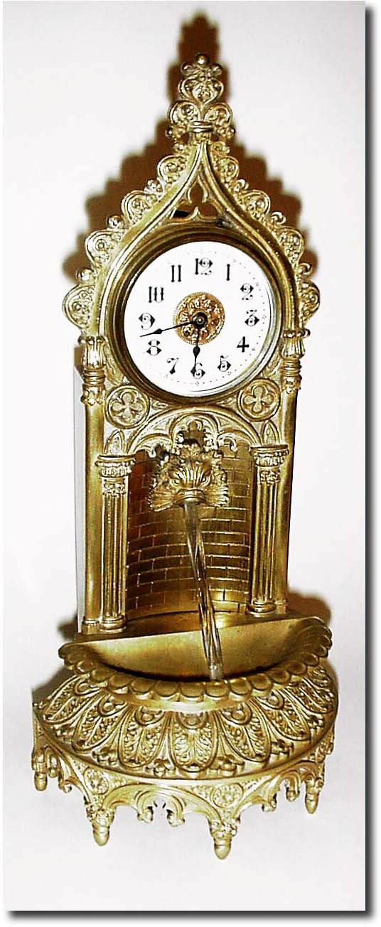 C.1890, French, Fountain Automaton, with time only platform movement on top. — Antique Clocks Price Guide