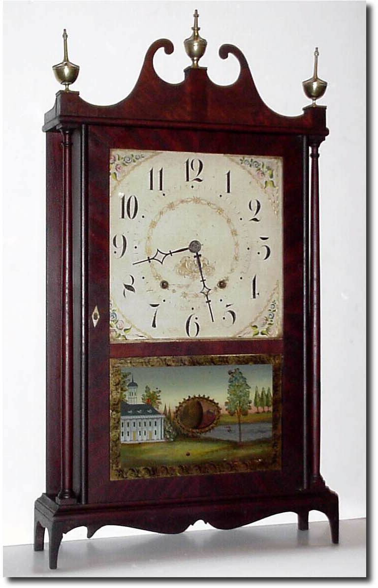 C.1825, Seth Thomas, Pillar and Scroll, with Terry"s patent movement. — Antique Clocks Price Guide