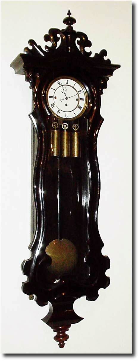 C.1855, Austrian, 3-Wt, Grand Sonnerie Wall regulator in excellent original condition. — Antique Clocks Price Guide