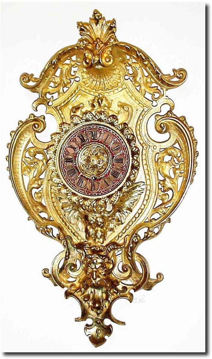 C.1880, German, Gustav Becker, Ormolu Cartel clock in good condition. — Antique Clocks Price Guide