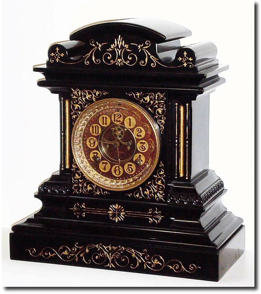 C.1883, Ansonia "Marbelite No. 8' in very good condition. — Antique Clocks Price Guide