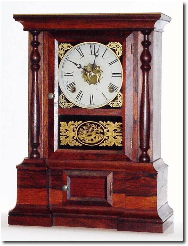 C.1865, Atkins Clock Co., "London' model in generally good condition. — Antique Clocks Price Guide
