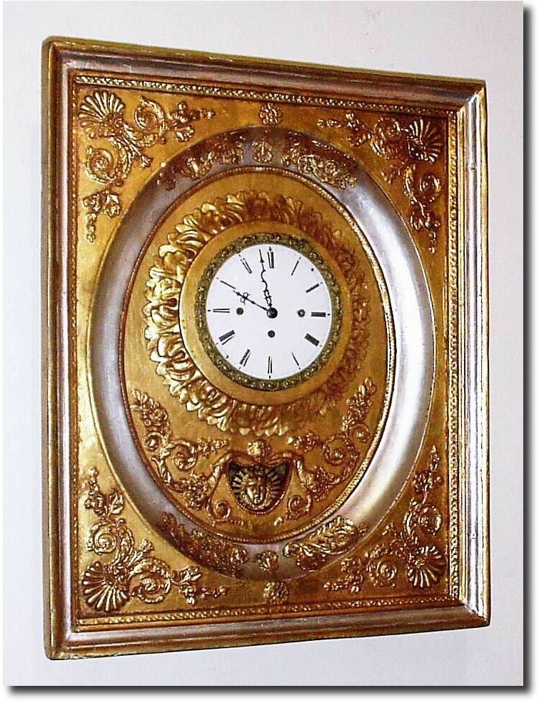 C.1820, Austrian, Grand Sonnerie Picture Frame clock, with a music box in the base. — Antique Clocks Price Guide