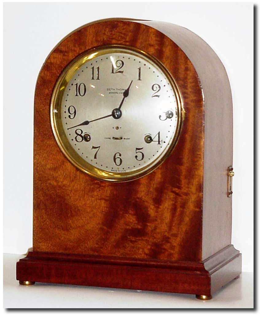 C.1920, Seth Thomas, "Chime Clock No. 11", 5-Bell Sonora in nice restored condition. — Antique Clocks Price Guide