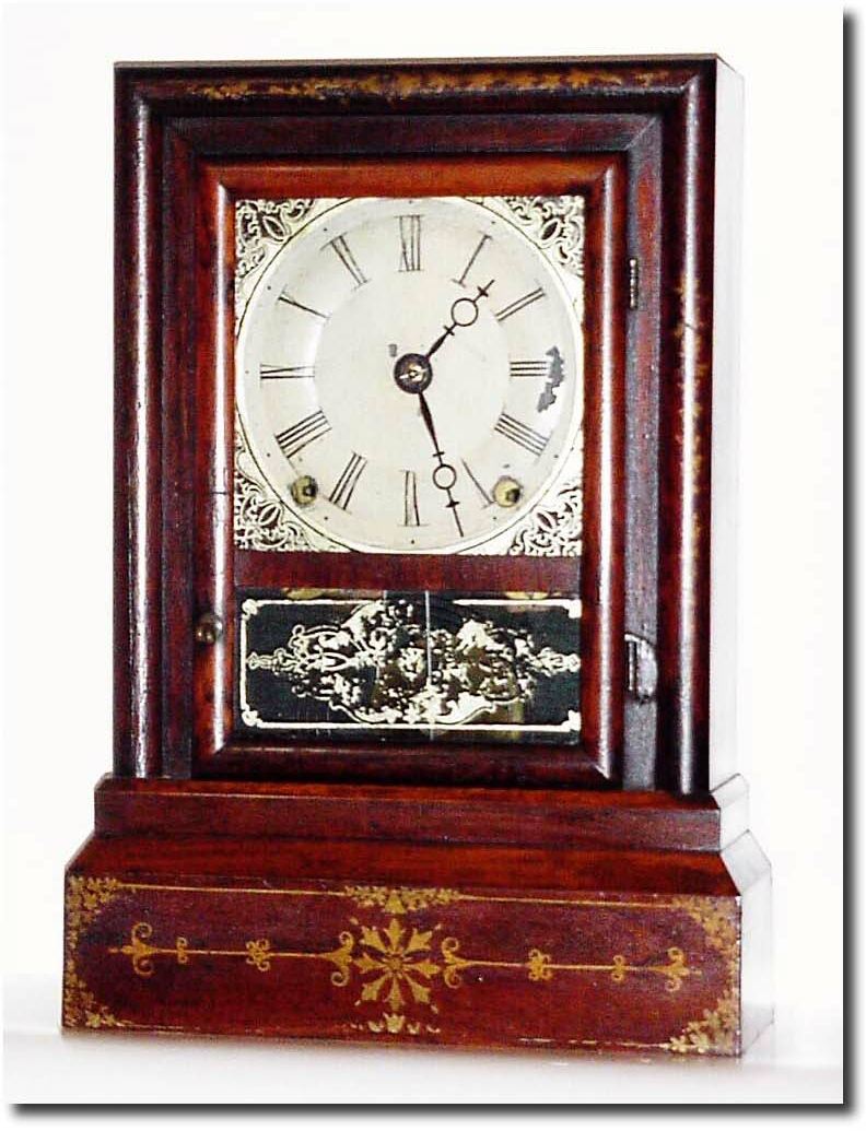 C.1848, Terry and Andrews, 8-Day Stenciled Cottage in very good original condition. — Antique Clocks Price Guide