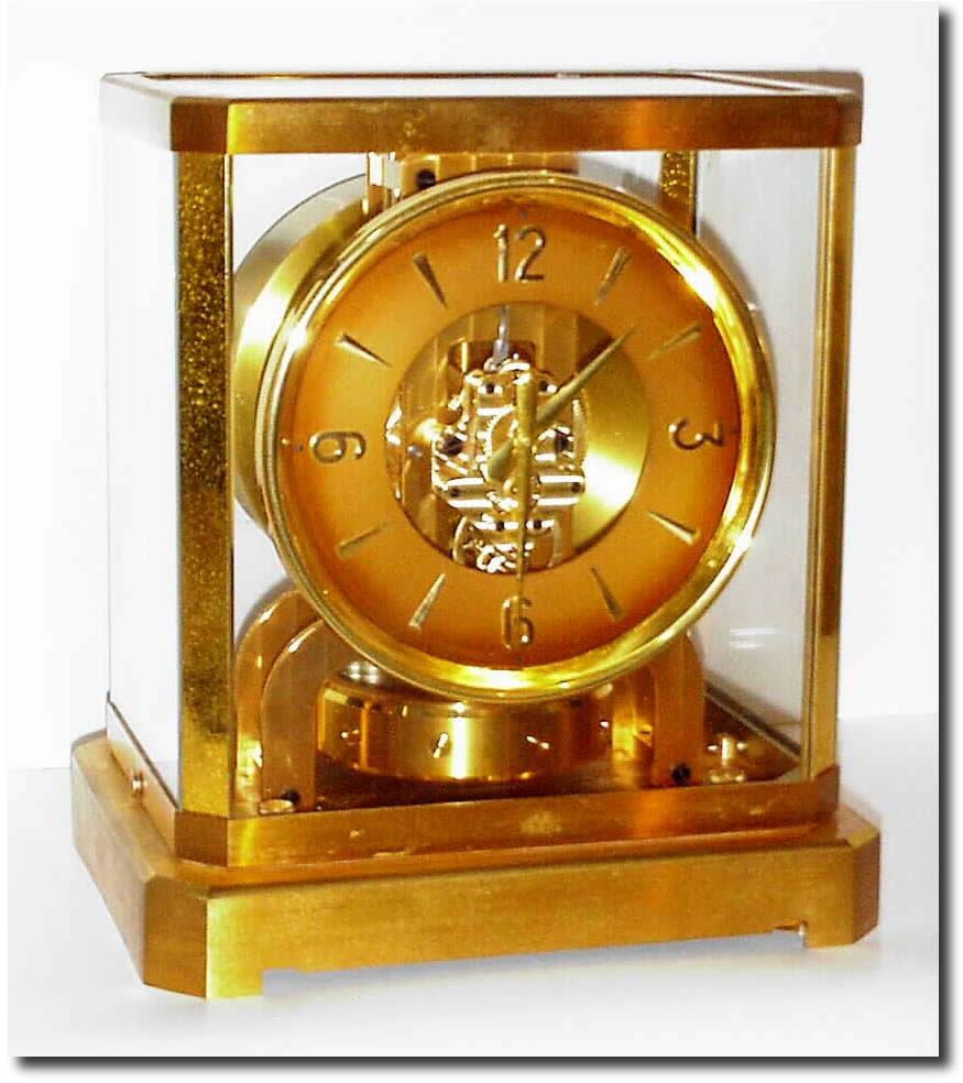 C.1951, Swiss, Le Coultre, "Atmos', from a home in Biddeford, Maine, serial number 51392. — Antique Clocks Price Guide