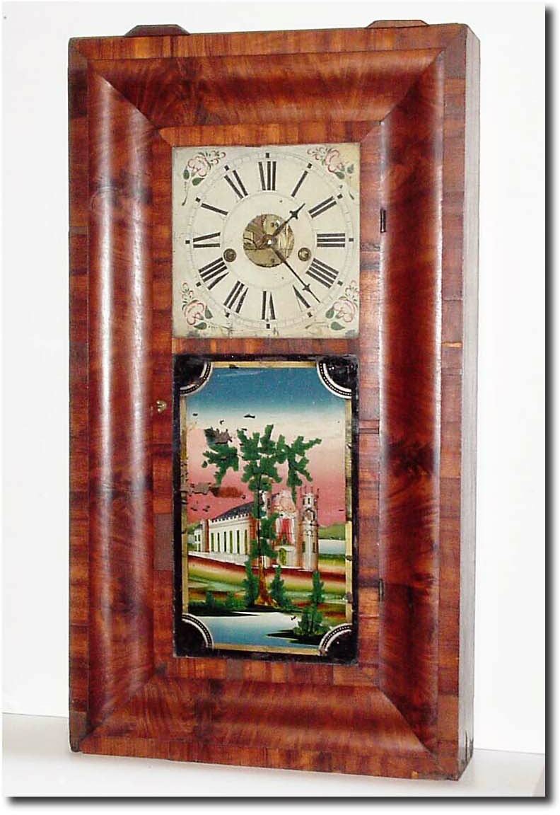 C.1840, Forestville Mfg., Bristol, Conn, 8-Day OG in good original condition. — Antique Clocks Price Guide